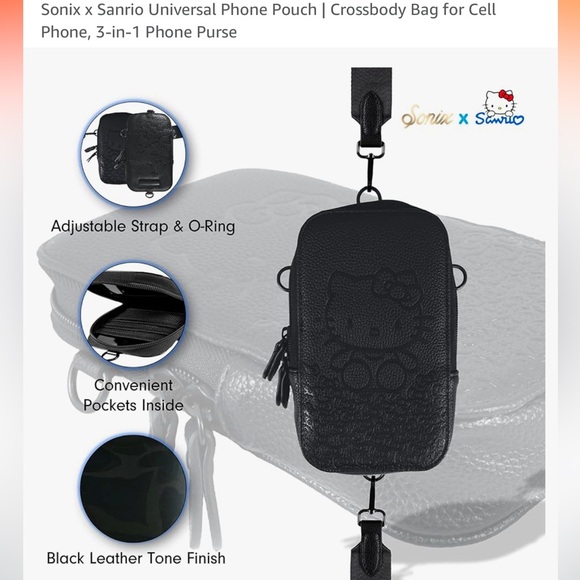 Sonix x Sanrio Universal Phone Pouch | Crossbody Bag for Cell Phone - Picture 3 of 4